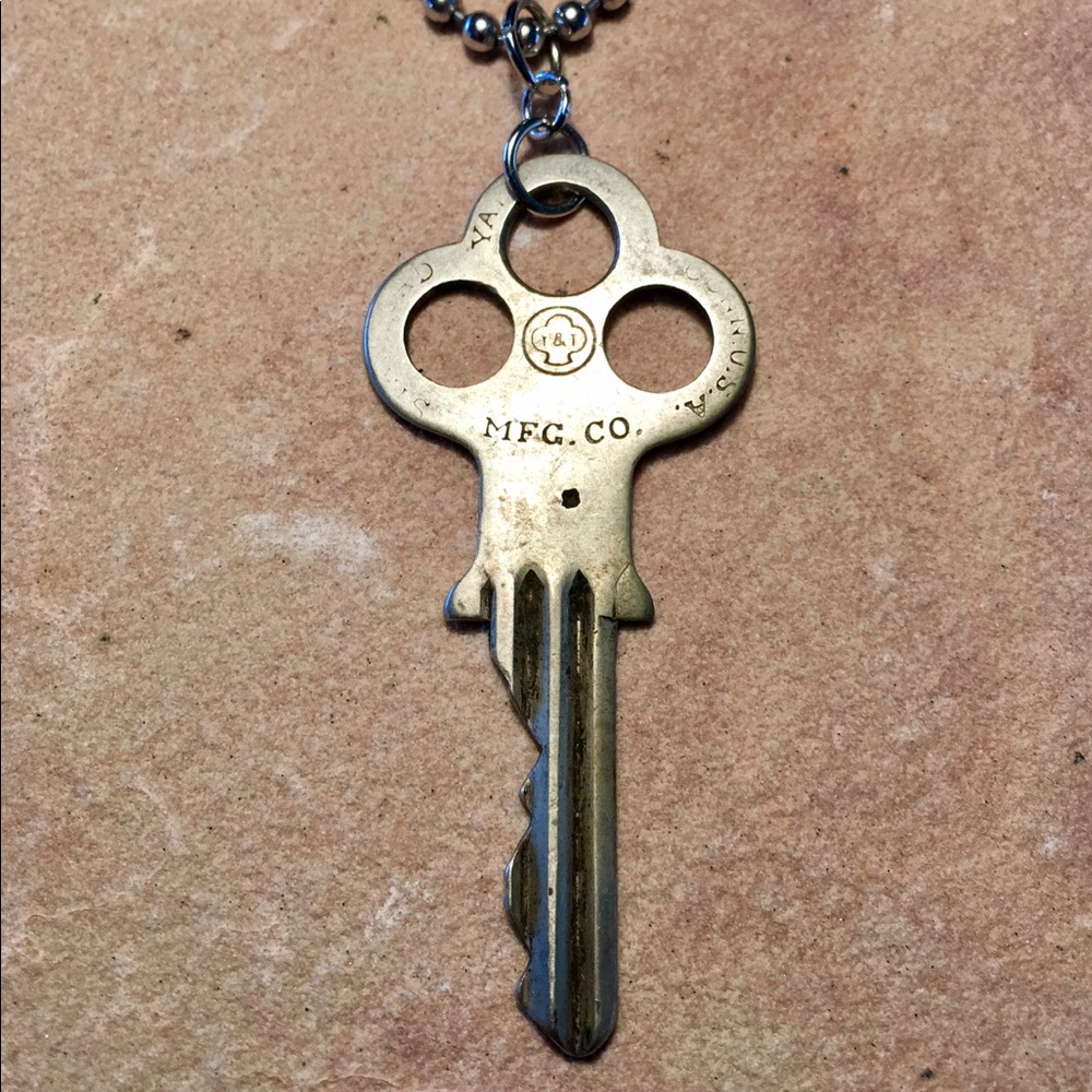 HAND CRAFTED Vintage Key Necklace